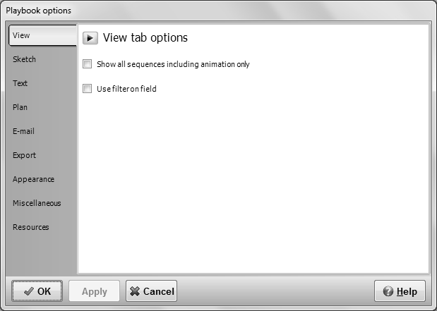 Optionsview