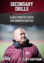 Cover: secondary drills & daily practice tenets for corners & safeties